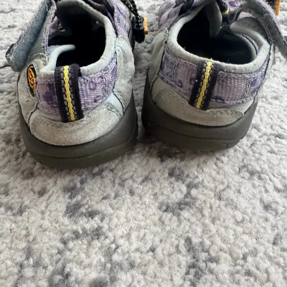 KEEN Newport H2 Youth Hiking/ Water Sandals Purple Floral 13C